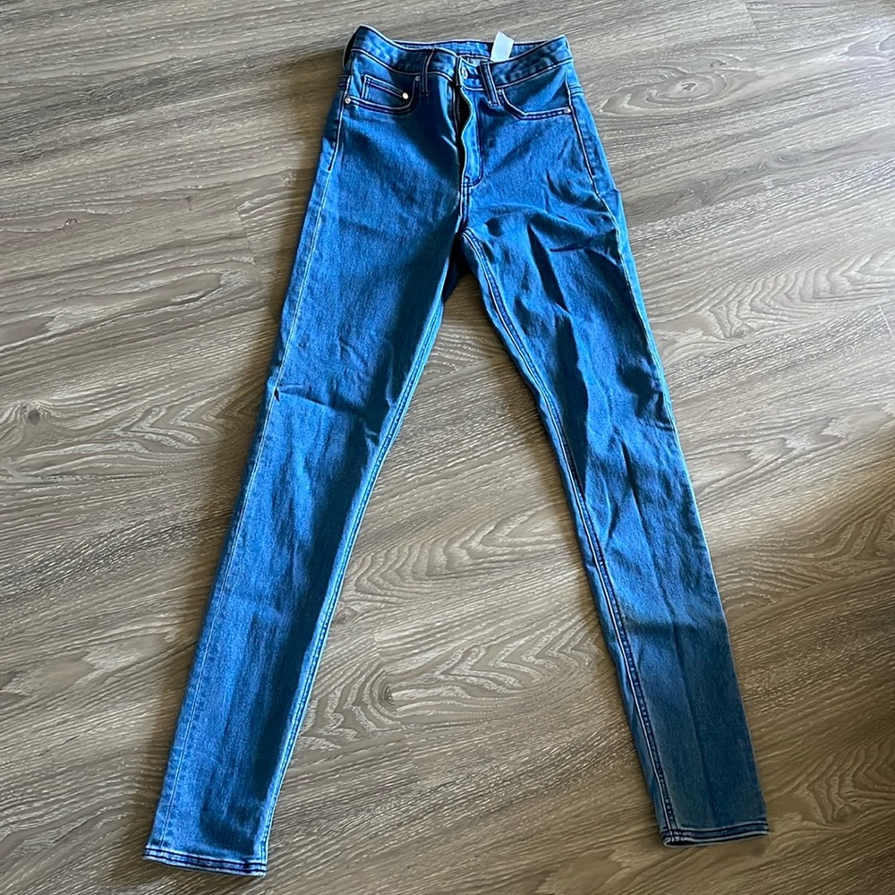 H&M Blue Jeggings Stretchy Denim Slim Fit